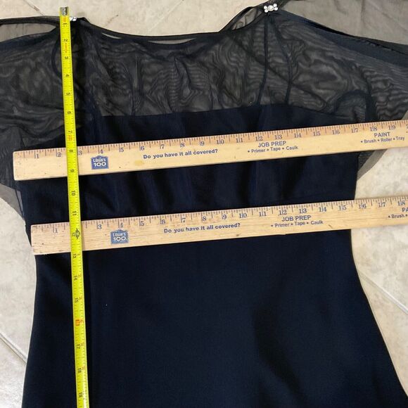 VINTAGE 90s Y2K SL Fashion  Fairy Grunge Whimsical Goth Dress Size 10 - Picture 8 of 8